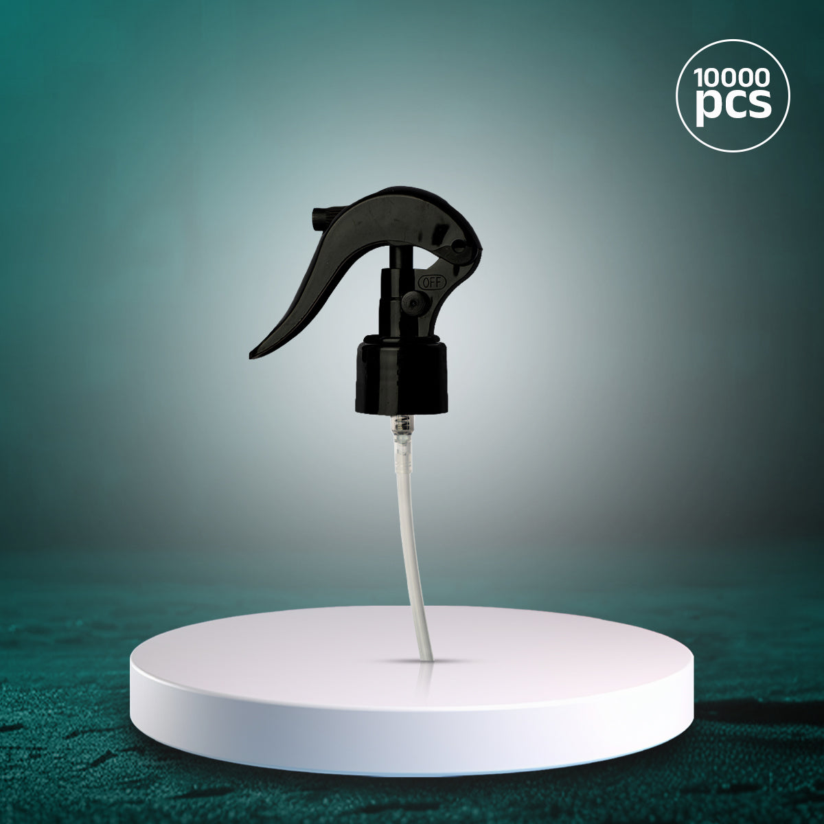 Versatile 100 ml trigger spray with fine mist output, perfect for toners, cleaning agents, and disinfectants.