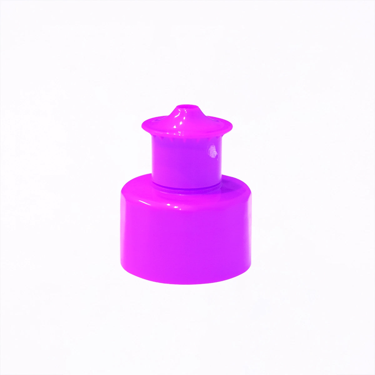 Push Pull Cap Neon Purple 28mm