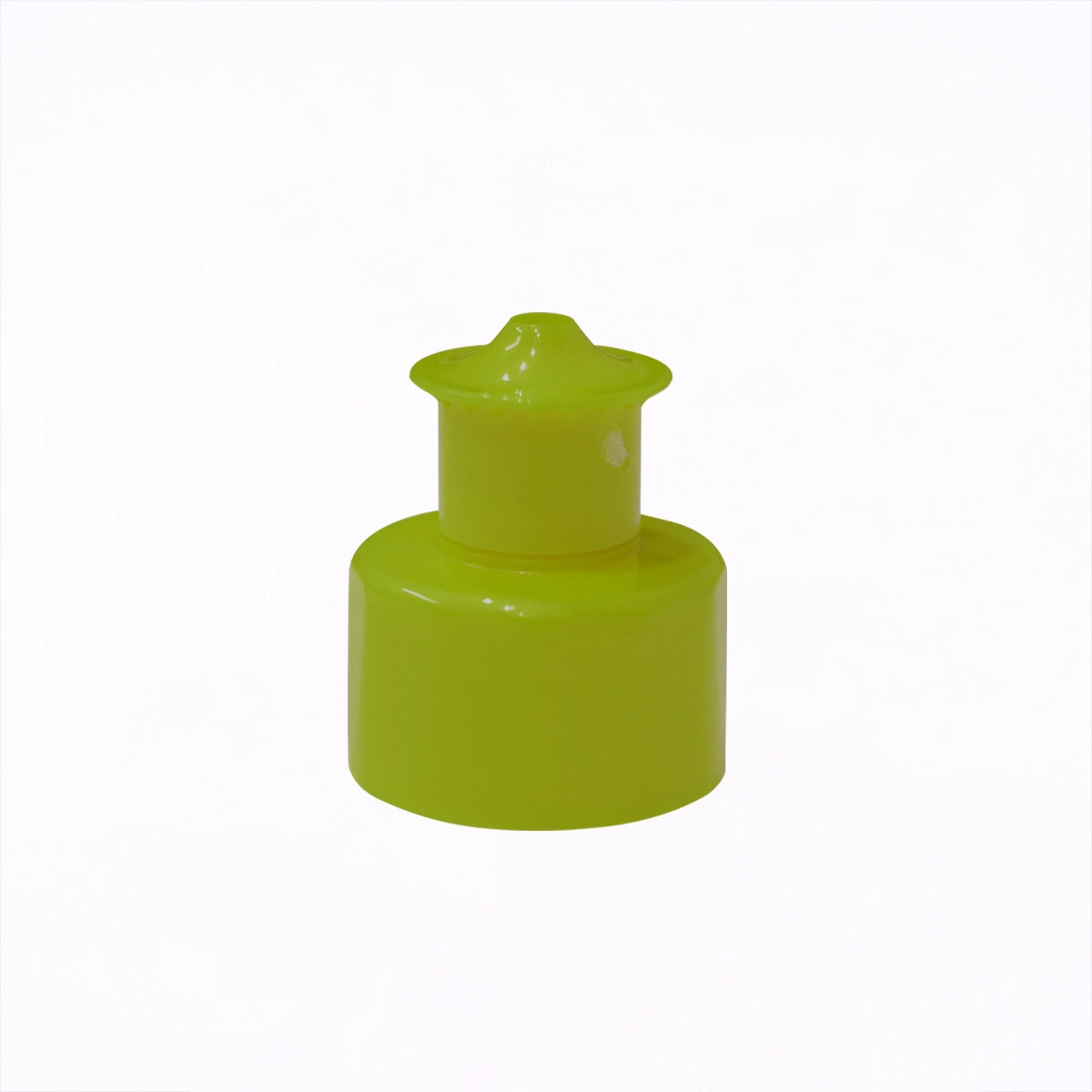 Push Pull Cap Pea Green 28mm