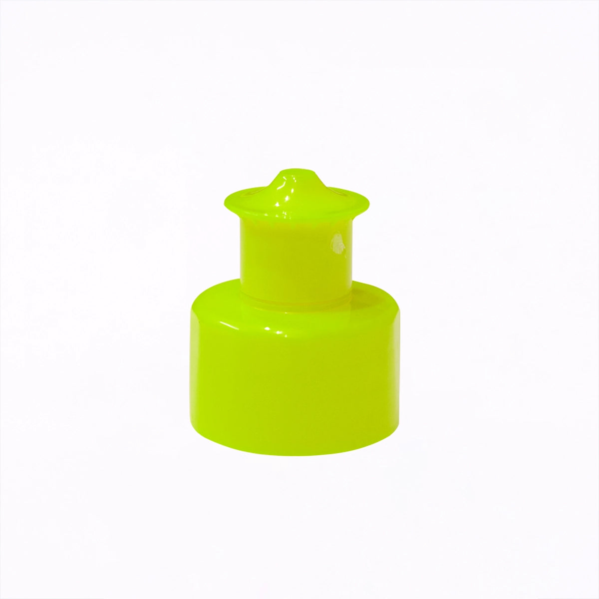 Push Pull Cap Yellowish Green 28mm