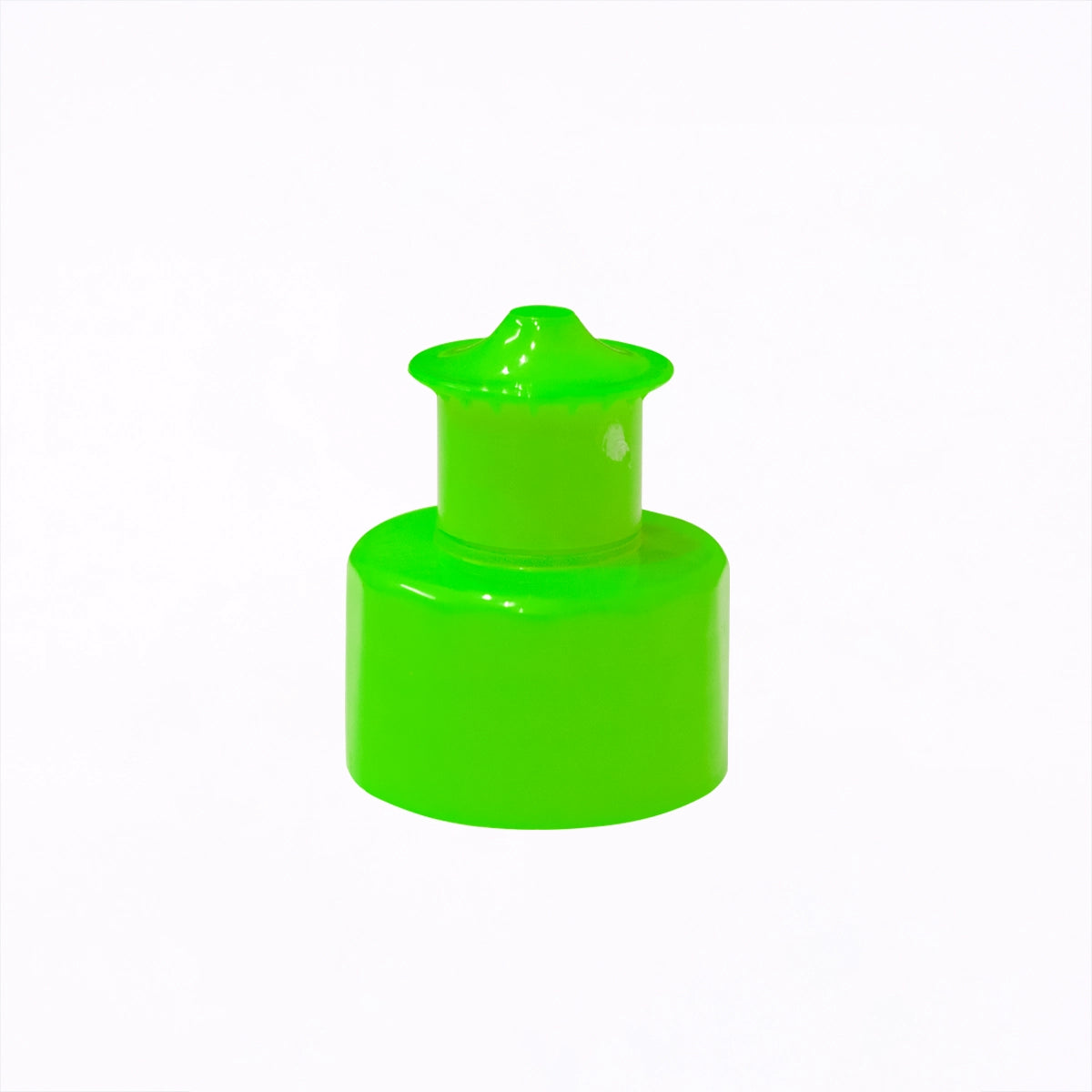 Push Pull Cap Yellow Green 28mm