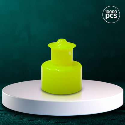 Push Pull Cap Yellowish Green 28mm
