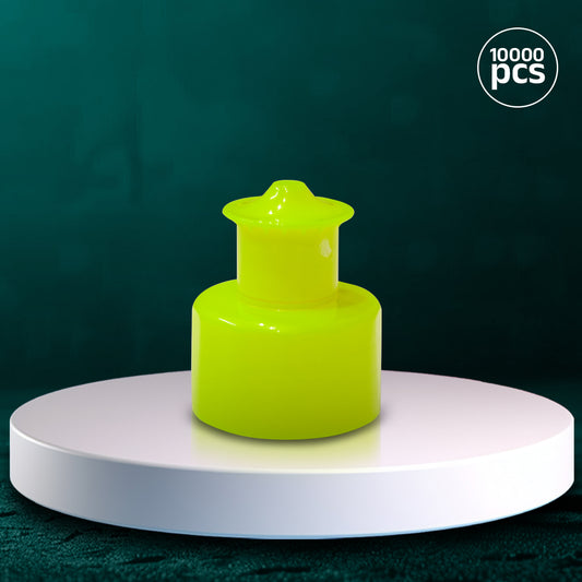 Push Pull Cap Yellowish Green 28mm
