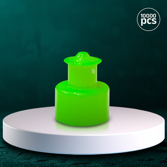 Push Pull Cap Yellow Green 28mm