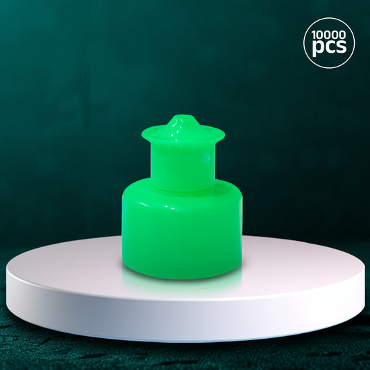 Push Pull Cap Aqua Green 28mm