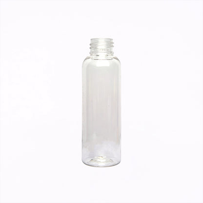 200ml transparent PET bottle with a standard 28mm neck size, perfect for toners, perfumes, and hand sanitizers.